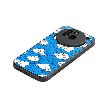 Azure Dreams stylish phone case for nothing phone 3a pro | glossy glass and slim fit