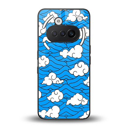 Azure Dreams back phone cover | glass case for nothing phone 3a