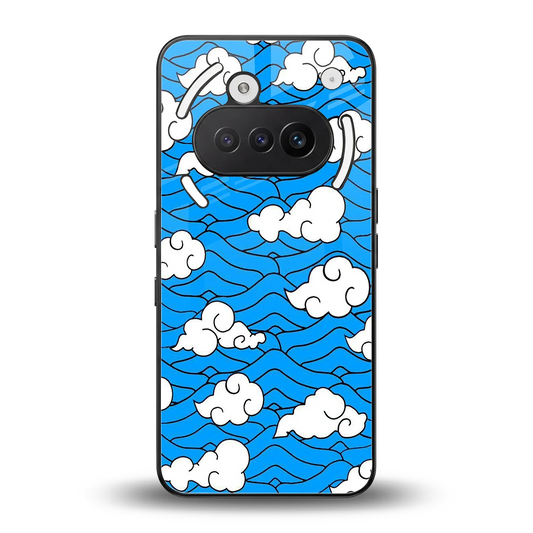 Azure Dreams back phone cover | glass case for nothing phone 3a