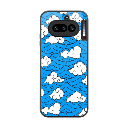 Azure Dreams back phone cover | glass case for nothing phone 4a