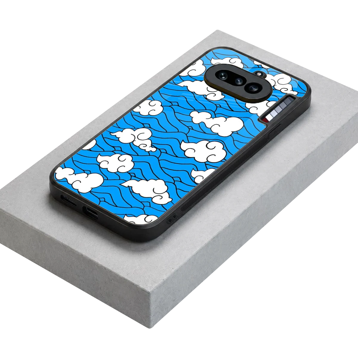Azure Dreams stylish phone case for nothing phone 4a | glossy glass and slim fit