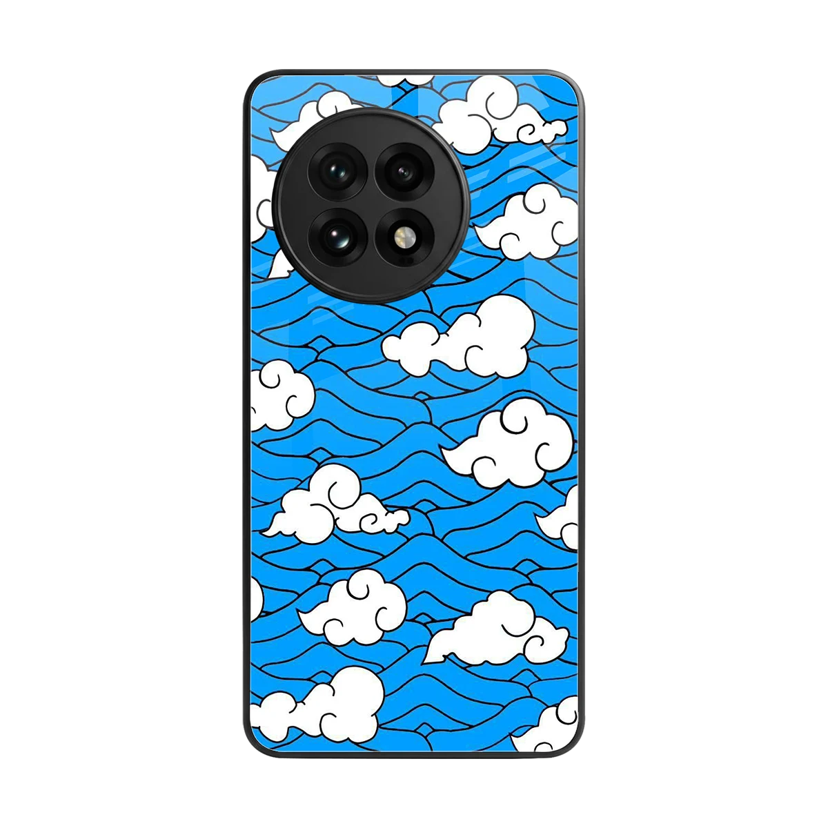 Azure Dreams back phone cover | glass case for oneplus 13r