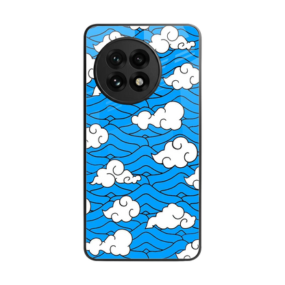 Azure Dreams back phone cover | glass case for oneplus 13r