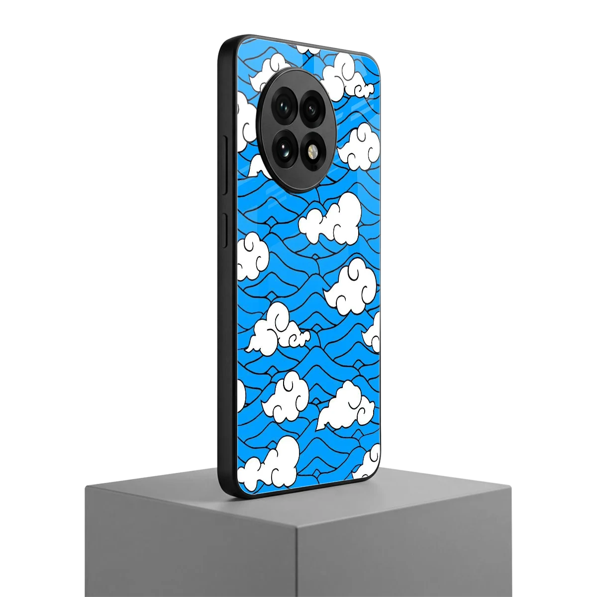 Azure Dreams oneplus 13r mobile cover | shockproof glass phone case