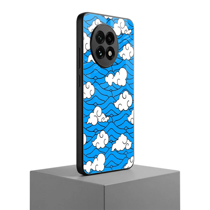 Azure Dreams oneplus 13r mobile cover | shockproof glass phone case