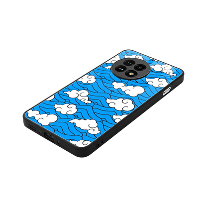 Azure Dreams stylish phone case for oneplus 13r | glossy glass and slim fit