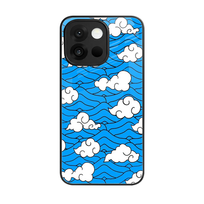 Azure Dreams back phone cover | glass case for oneplus 13s
