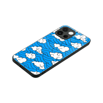 Azure Dreams stylish phone case for oneplus 13s | glossy glass and slim fit