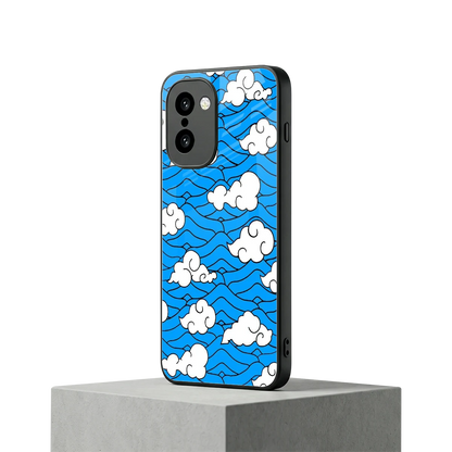 Azure Dreams oneplus 15r mobile cover | shockproof glass phone case