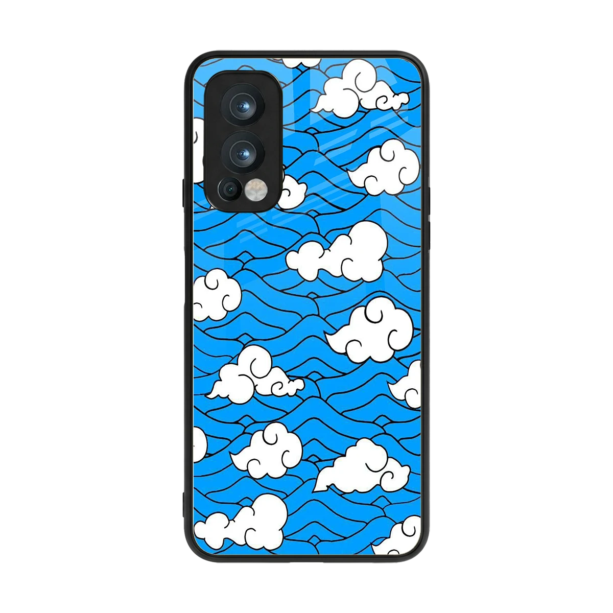 Azure Dreams back phone cover | glass case for oneplus nord 2