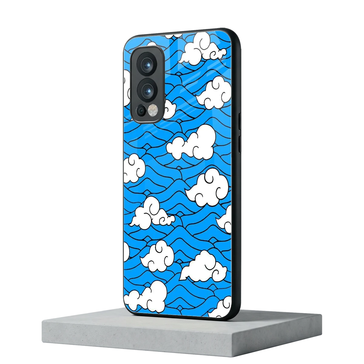 Azure Dreams oneplus nord 2 mobile cover | shockproof glass phone case