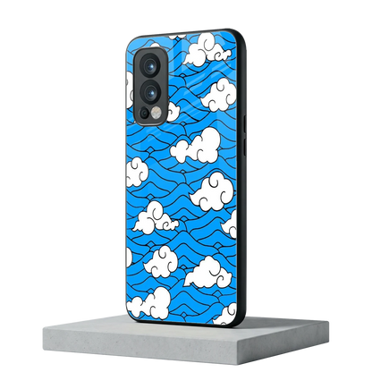 Azure Dreams oneplus nord 2 mobile cover | shockproof glass phone case