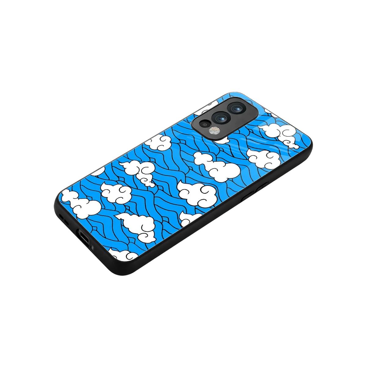 Azure Dreams stylish phone case for oneplus nord 2 | glossy glass and slim fit