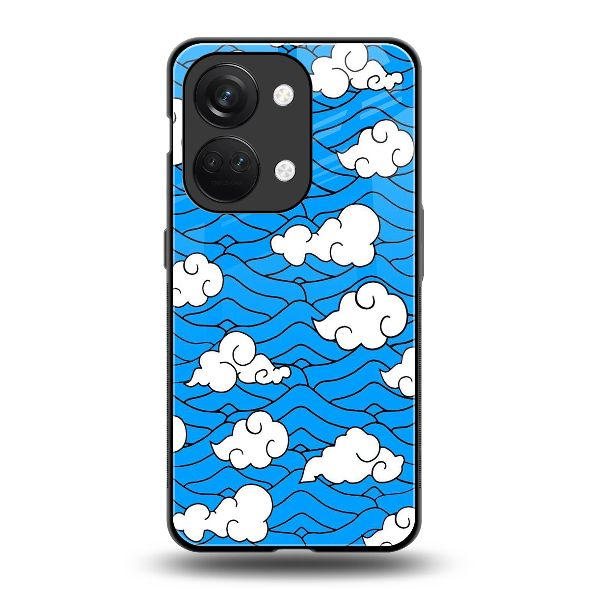 Azure Dreams back phone cover | glass case for oneplus nord 3