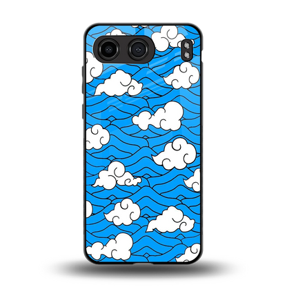 Azure Dreams back phone cover | glass case for oneplus nord 4