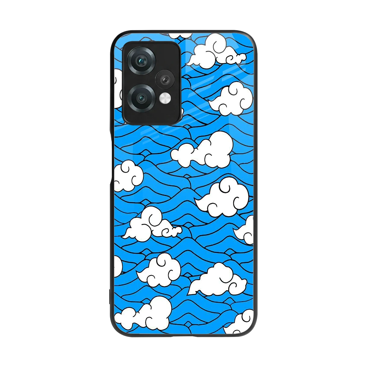 Azure Dreams back phone cover | glass case for oneplus nord ce 2 lite