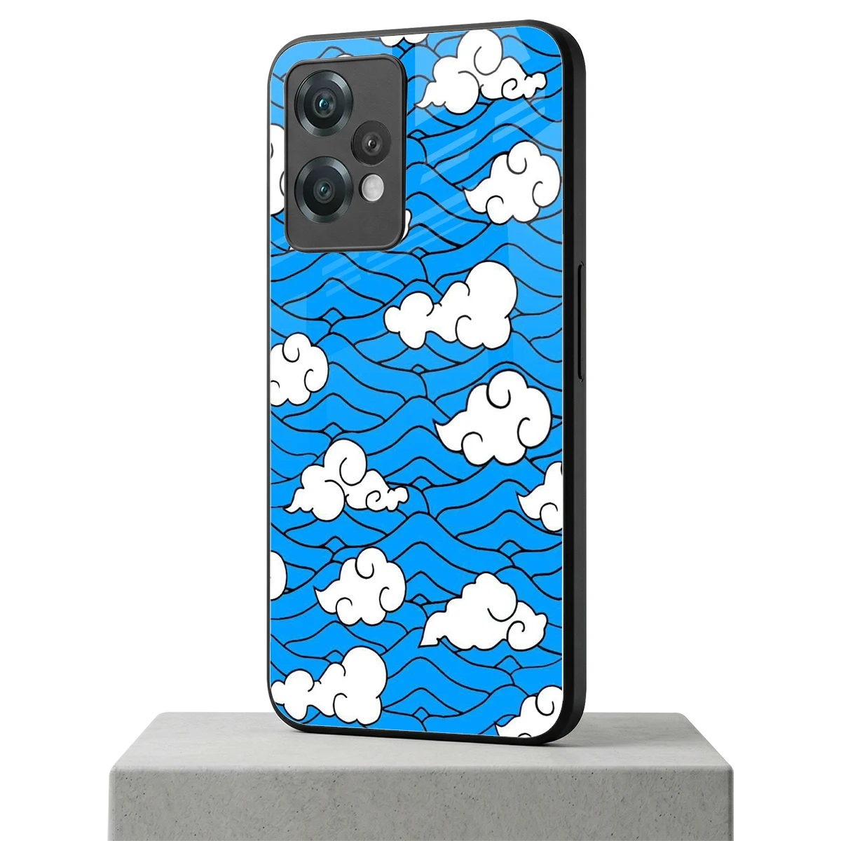 Azure Dreams oneplus nord ce 2 lite mobile cover | shockproof glass phone case