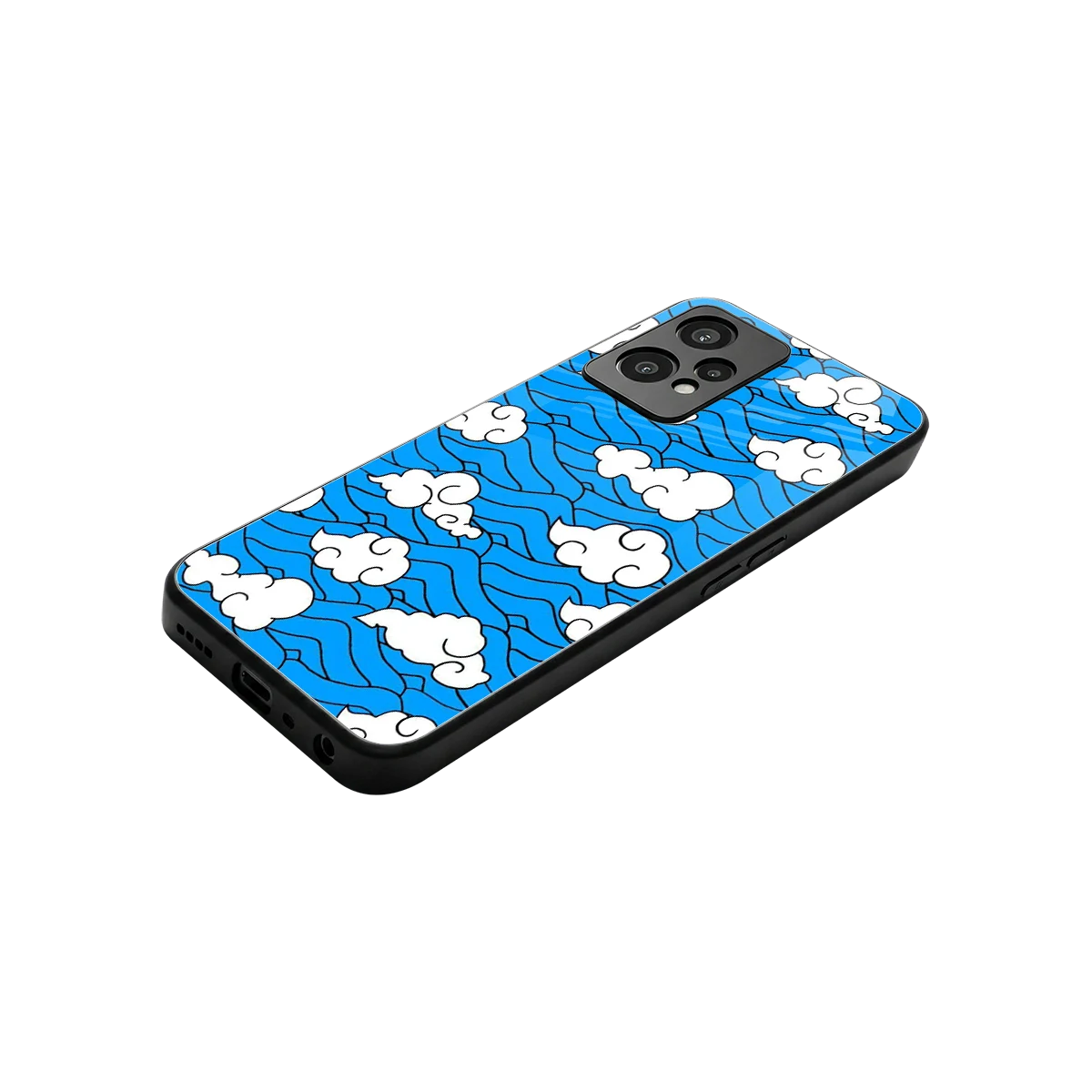 Azure Dreams stylish phone case for oneplus nord ce 2 lite | glossy glass and slim fit