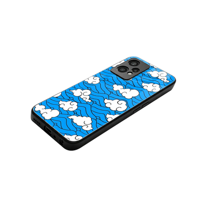 Azure Dreams stylish phone case for oneplus nord ce 2 lite | glossy glass and slim fit