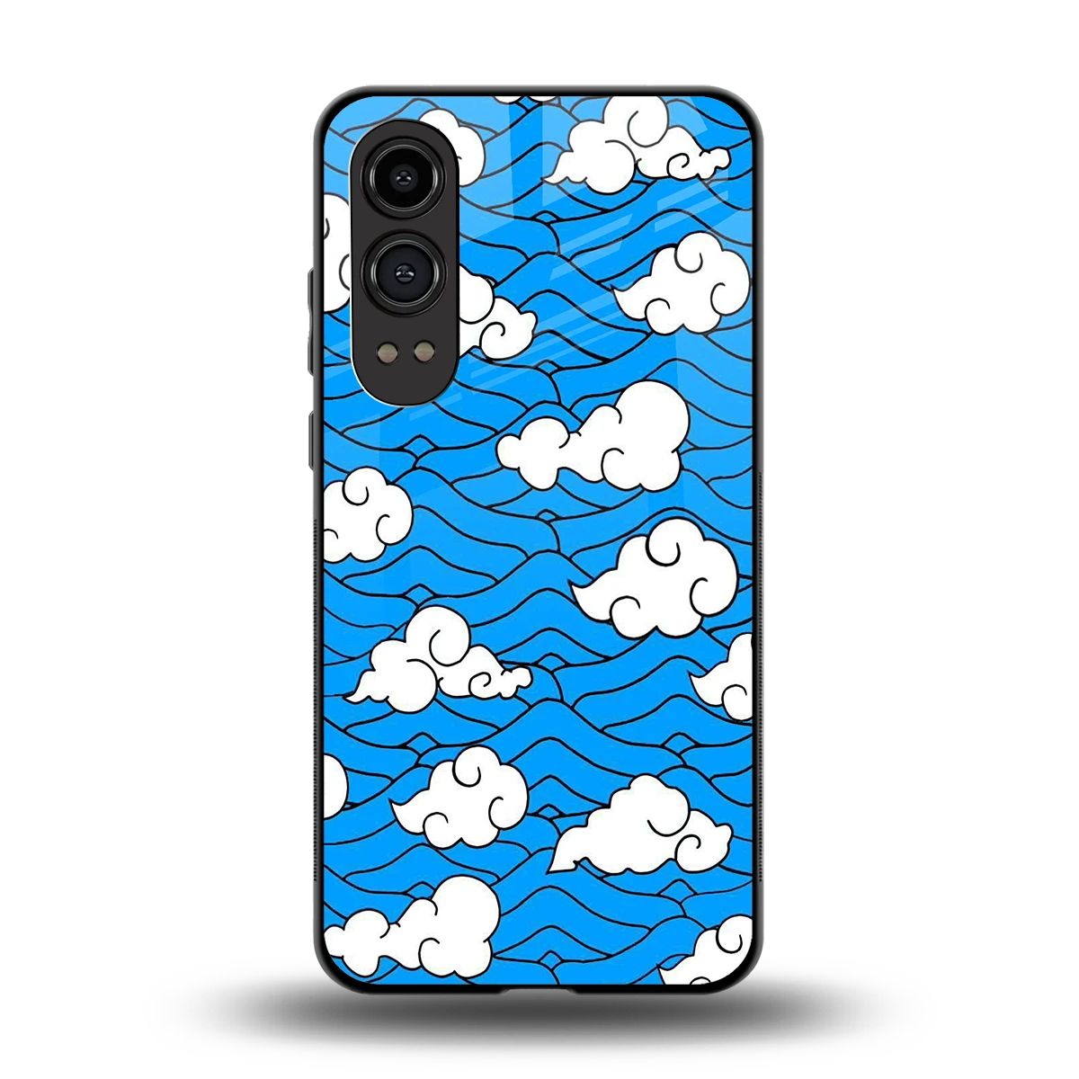 Azure Dreams back phone cover | glass case for oneplus nord ce 4 lite