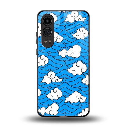 Azure Dreams back phone cover | glass case for oneplus nord ce 4 lite