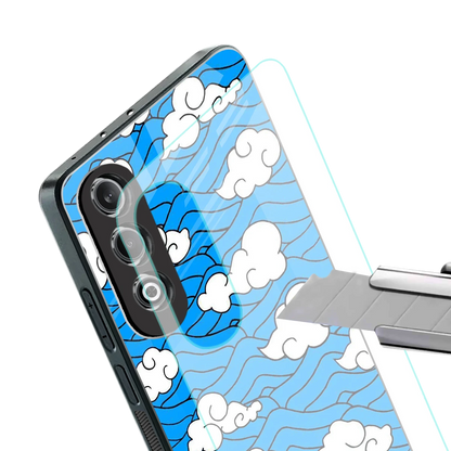 Azure Dreams stylish phone case for oneplus nord ce 4 | glossy glass and slim fit