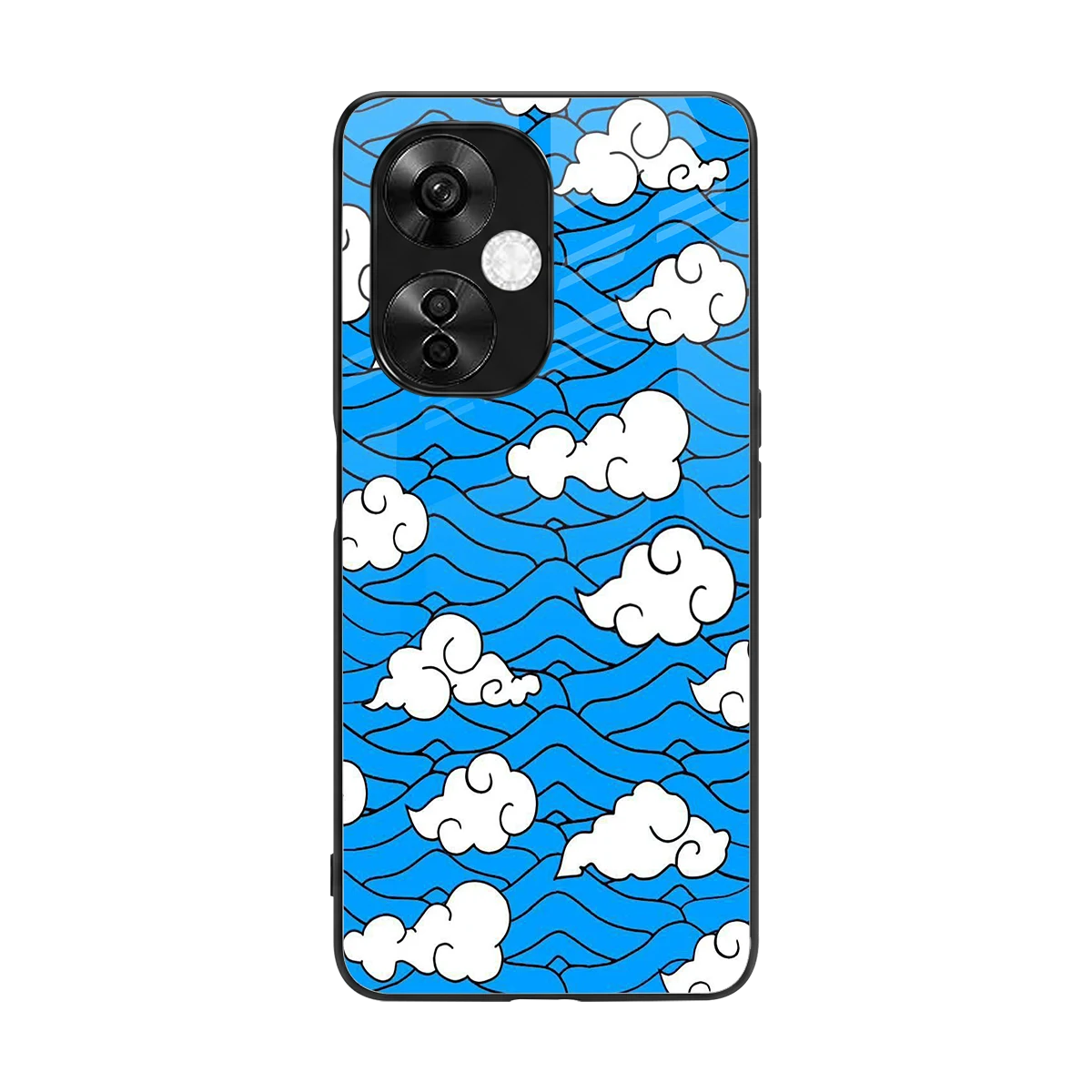 Azure Dreams back phone cover | glass case for oneplus nord ce 3 lite