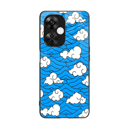 Azure Dreams back phone cover | glass case for oneplus nord ce 3 lite