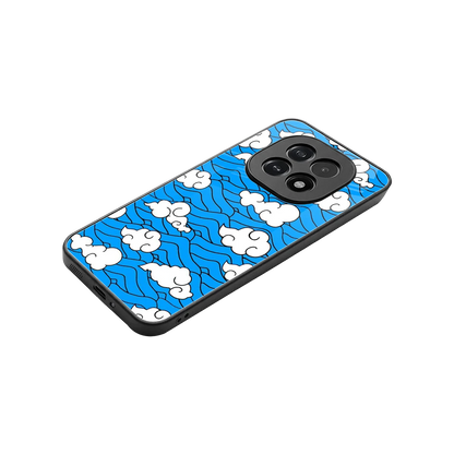 Azure Dreams stylish phone case for oppo f29 5g | glossy glass and slim fit