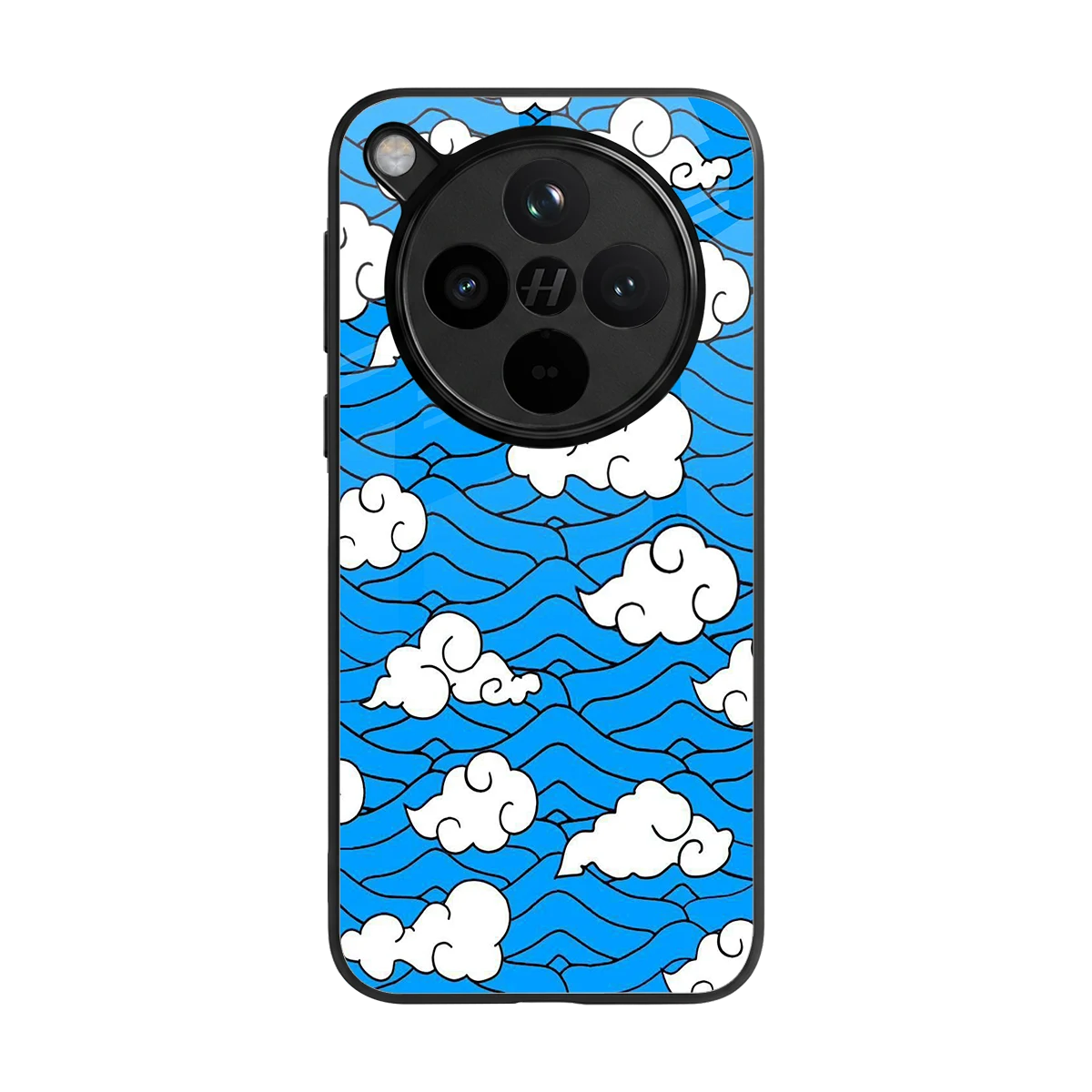 Azure Dreams back phone cover | glass case for oppo find x8