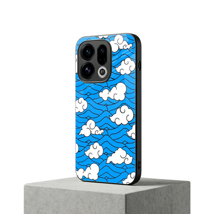 Azure Dreams oppo find x9 mobile cover | shockproof glass phone case