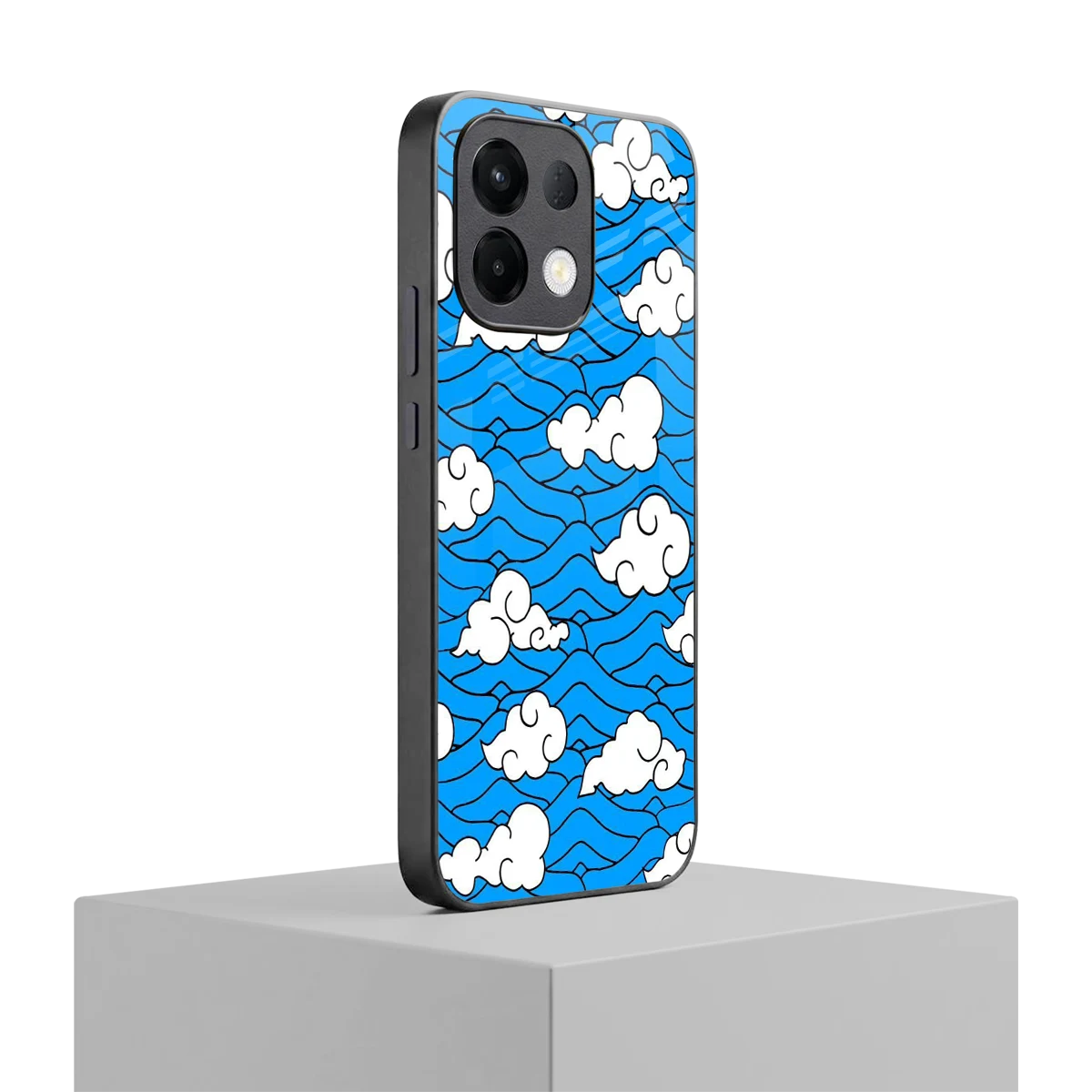 Azure Dreams oppo k13 5g mobile cover | shockproof glass phone case