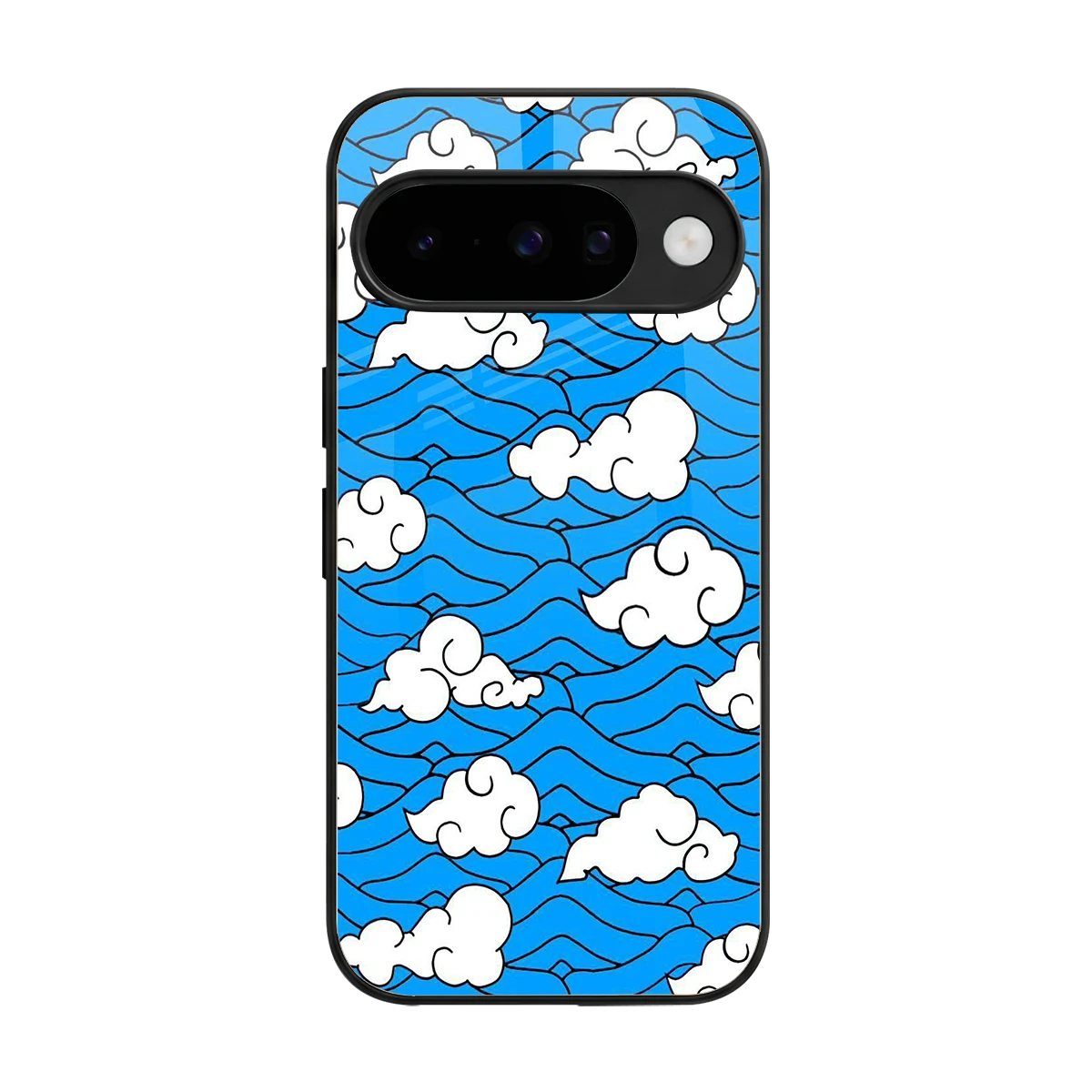 Azure Dreams back phone cover | glass case for google pixel 10