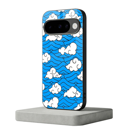 Azure Dreams google pixel 10 mobile cover | shockproof glass phone case