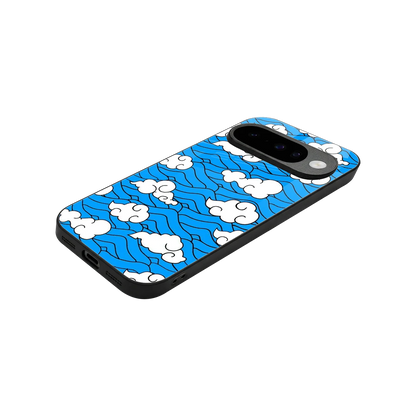 Azure Dreams stylish phone case for google pixel 10 | glossy glass and slim fit