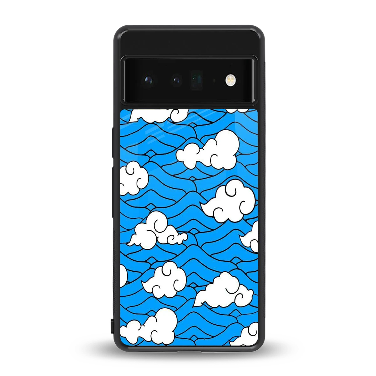 Azure Dreams back phone cover | glass case for google pixel 6 pro