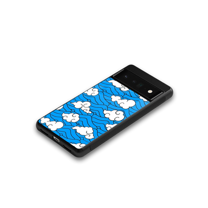 Azure Dreams google pixel 6 pro mobile cover | shockproof glass phone case