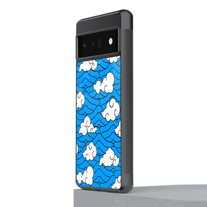 Azure Dreams stylish phone case for google pixel 6 pro | glossy glass and slim fit