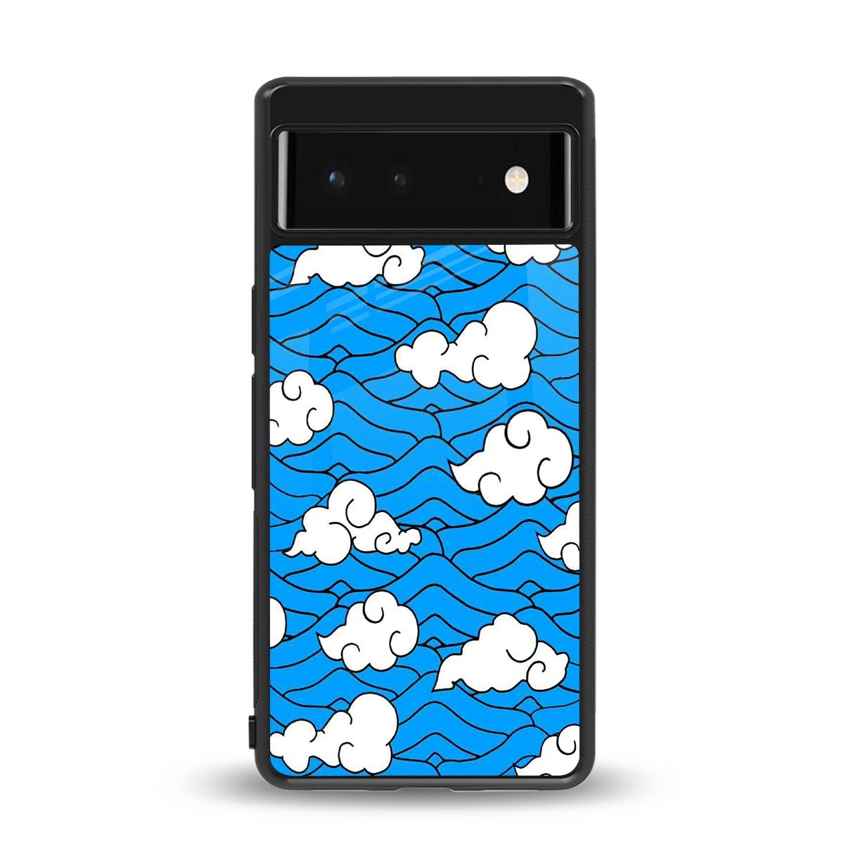 Azure Dreams back phone cover | glass case for google pixel 6