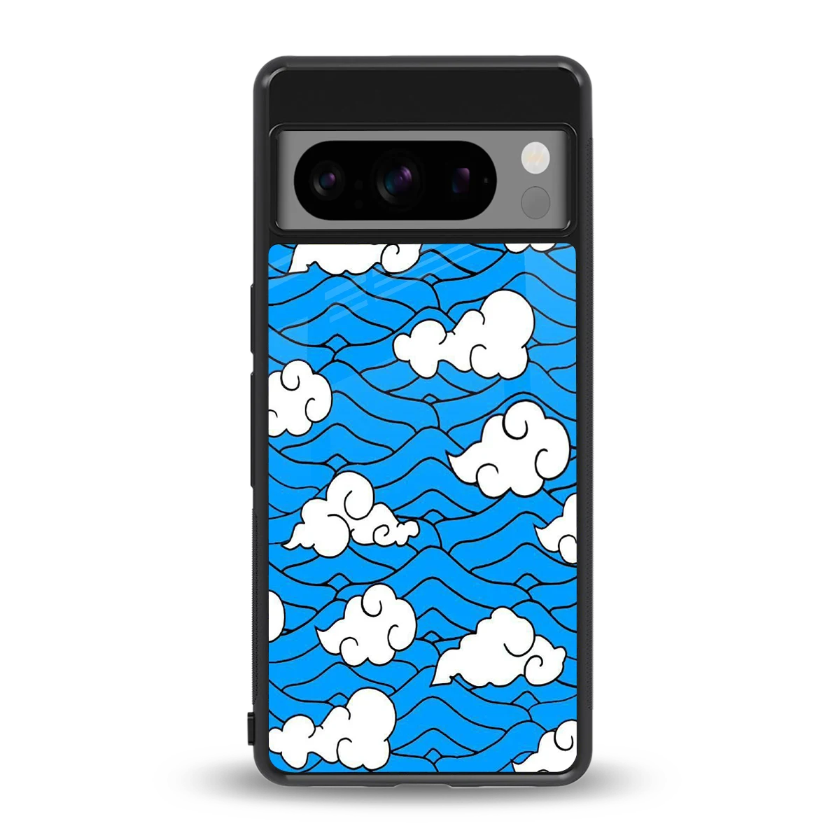 Azure Dreams back phone cover | glass case for google pixel 8 pro