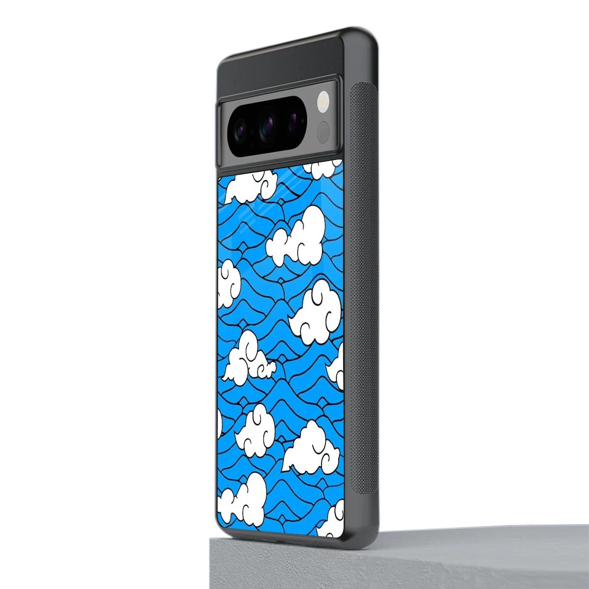 Azure Dreams stylish phone case for google pixel 8 pro | glossy glass and slim fit