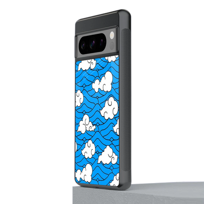 Azure Dreams stylish phone case for google pixel 8 pro | glossy glass and slim fit