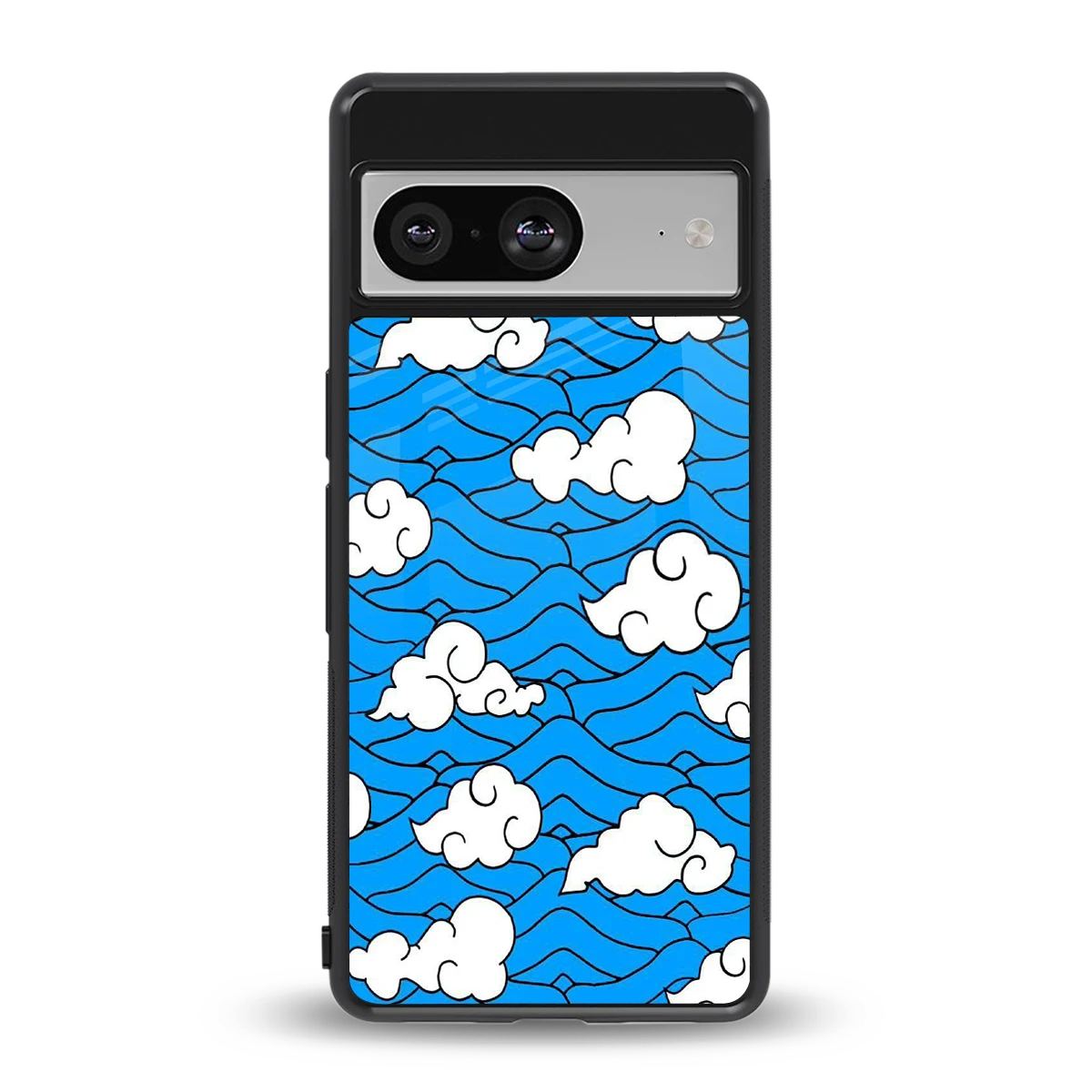 Azure Dreams back phone cover | glass case for google pixel 8