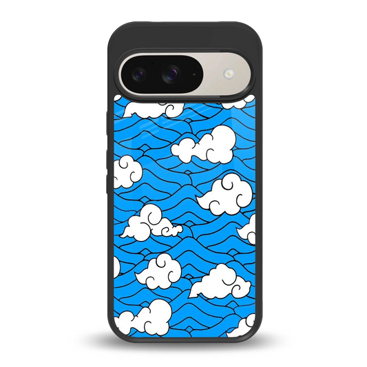 Azure Dreams back phone cover | glass case for google pixel 9