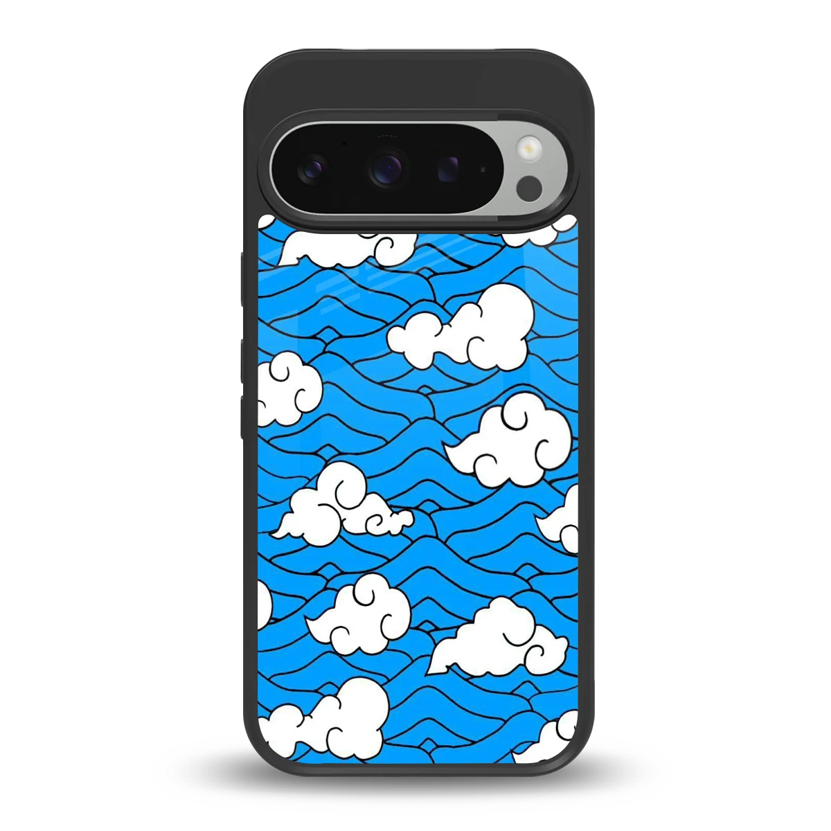 Azure Dreams back phone cover | glass case for google pixel 9 pro