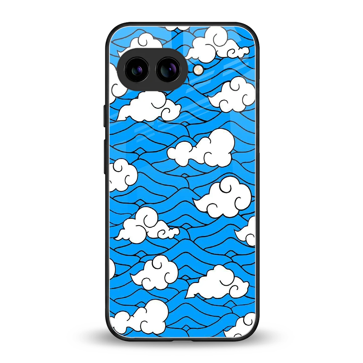 Azure Dreams back phone cover | glass case for google pixel 10a