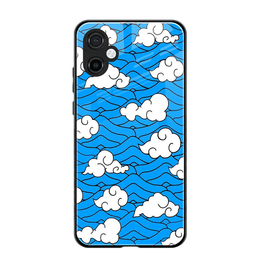 Azure Dreams back phone cover | glass case for samsung galaxy a06 5g