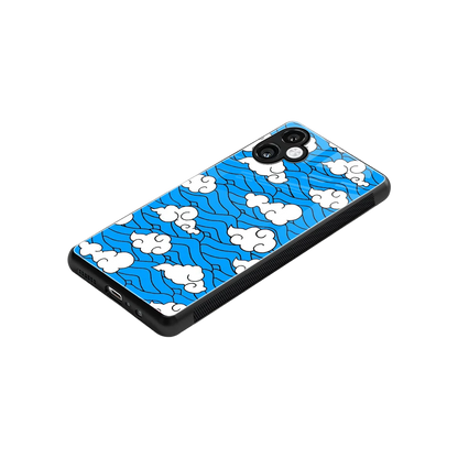 Azure Dreams stylish phone case for samsung galaxy a06 5g | glossy glass and slim fit