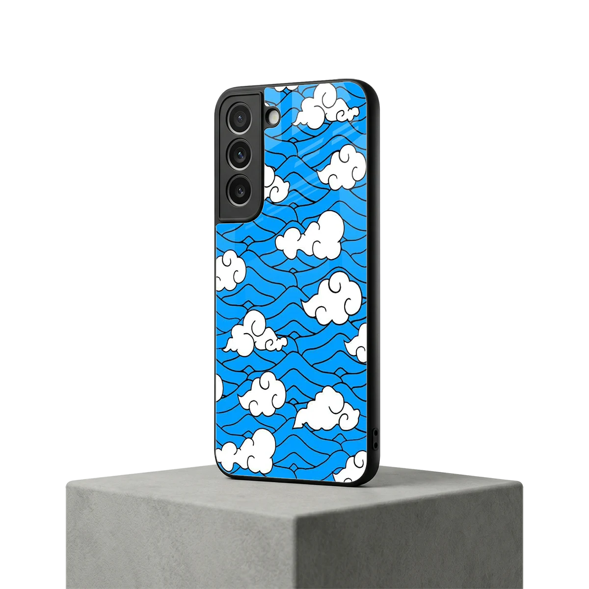 Azure Dreams samsung galaxy s22 mobile cover | shockproof glass phone case