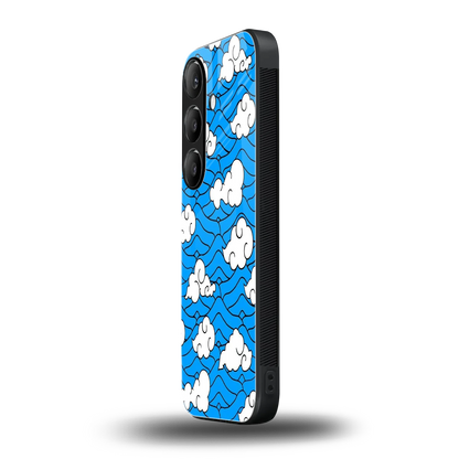 Azure Dreams samsung galaxy s24 mobile cover | shockproof glass phone case